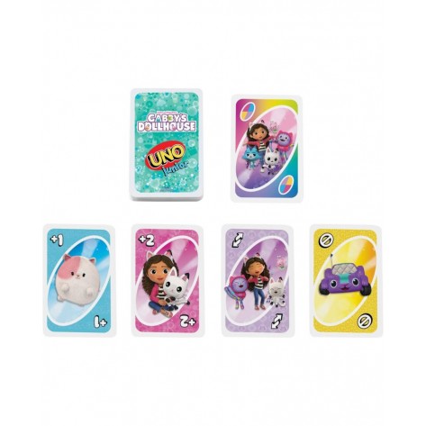 Карти за игра Uno Junior - Gabby's Dollhouse