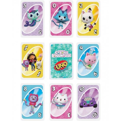 Карти за игра Uno Junior - Gabby's Dollhouse