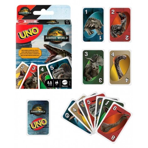 Карти за игра UNO - Jurrasic World 4