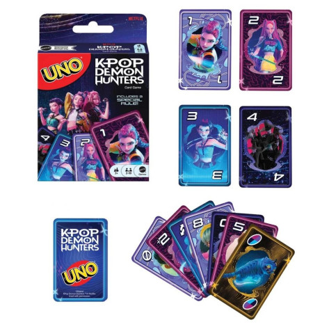 Карти за игра UNO - K-Pop Demon Hunters