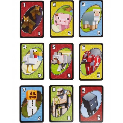 Карти за игра UNO - Minecraft