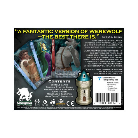 Настолна игра Ultimate Werewolf: Extreme - парти