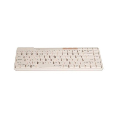 Клавиатура A4Tech - Fstyler FBK26C AS, безжична, QuietKey, Cafe Latte