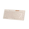 Клавиатура A4Tech - Fstyler FBK26C AS, безжична, QuietKey, Cafe Latte