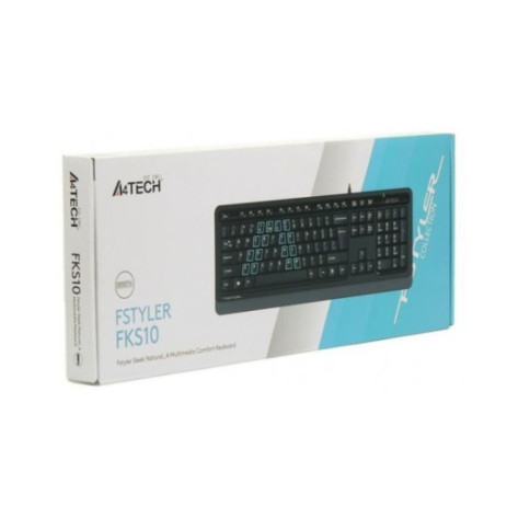Клавиатура A4Tech - Fstyler FKS10, сива