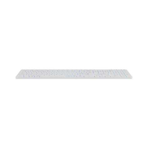Клавиатура Canyon - HKB-W11, безжична, бяла