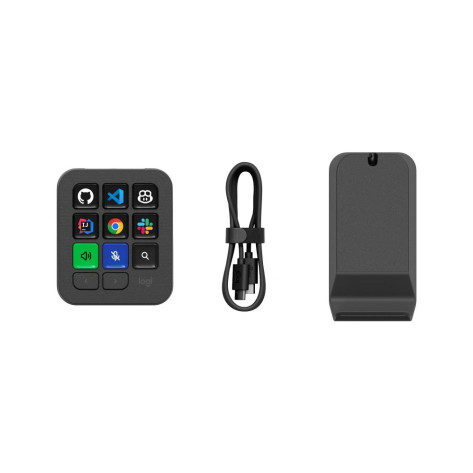 Клавиатура Logitech - MX Keypad, 9 LCD клавиша, USB-C, графит