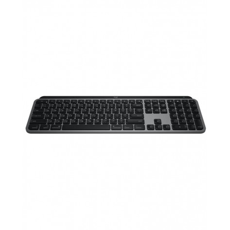 Клавиатура Logitech - MX Keys S for Mac USINTL, безжична, Space Gray
