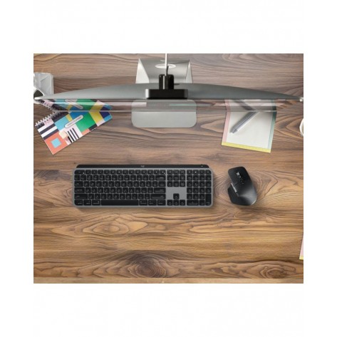 Клавиатура Logitech - MX Keys S for Mac USINTL, безжична, Space Gray