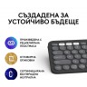 Клавиатура Logitech - Pebble Keys 2 K380s, безжична, US Layout, Rose