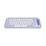 Клавиатура Logitech - POP Icon, безжична, Lilac & Off White