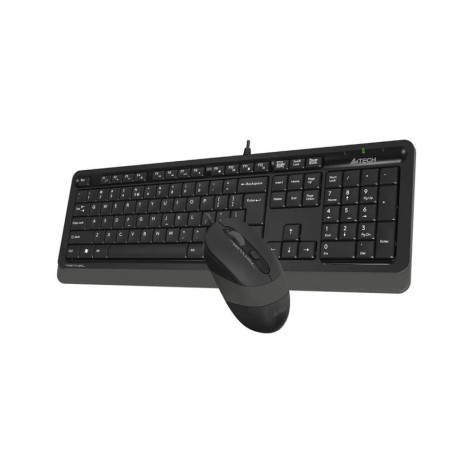 Комплект клавиатура и мишка A4Tech - Fstyler F1010S, жичен, черен/сив