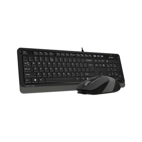 Комплект клавиатура и мишка A4Tech - Fstyler F1010S, жичен, черен/сив