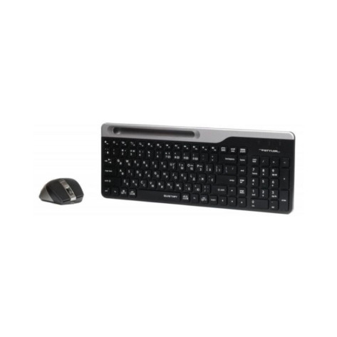 Комплект клавиатура и мишка A4Tech - Fstyler FB2535CS, безжичен, сив