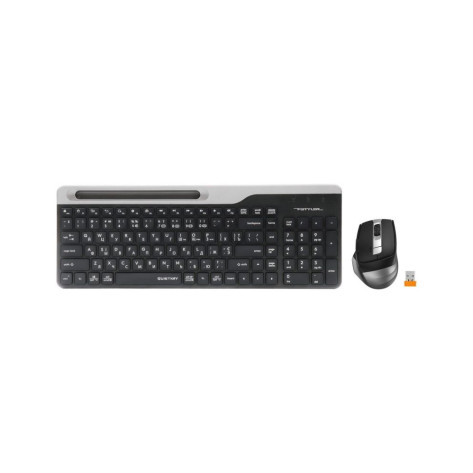Комплект клавиатура и мишка A4Tech - Fstyler FB2535CS, безжичен, сив