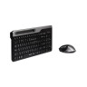 Комплект клавиатура и мишка A4Tech - Fstyler FB2535CS, безжичен, сив