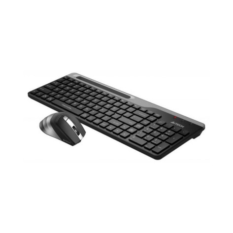 Комплект клавиатура и мишка A4Tech - Fstyler FB2535CS, безжичен, сив