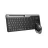 Комплект клавиатура и мишка A4Tech - Fstyler FB2535CS, безжичен, сив