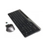 Комплект клавиатура и мишка A4Tech - Fstyler FB2535CS, безжичен, сив