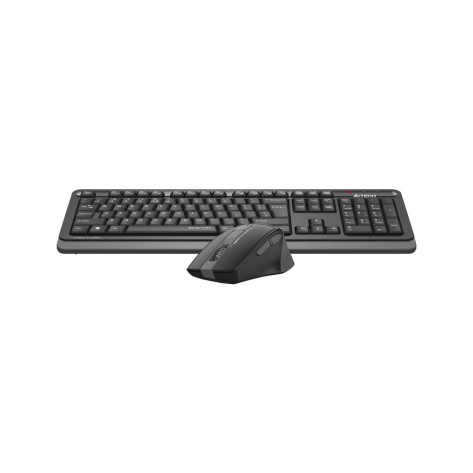 Комплект клавиатура и мишка A4Tech - Fstyler FGS1035Q, безжичен, сив
