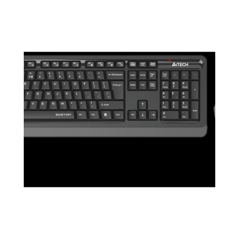 Комплект клавиатура и мишка A4Tech - Fstyler FGS1035Q, безжичен, сив