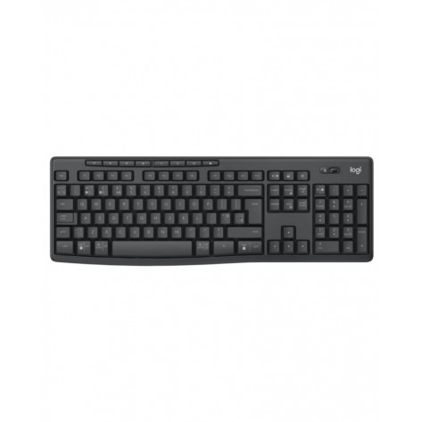 Комплект клавиатура и мишка Logitech - MK370, безжичен, графит