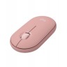 Комплект клавиатура и мишка Logitech - Pebble 2, безжичен, Tonal Rose