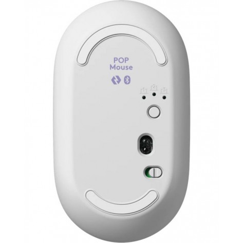 Комплект клавиатура и мишка Logitech - POP ICON COMBO, безжичен, Lilac & Off White