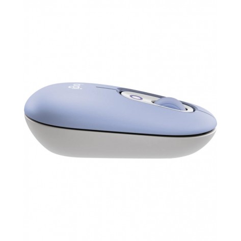 Комплект клавиатура и мишка Logitech - POP ICON COMBO, безжичен, Lilac & Off White