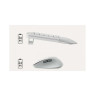 Комплект клавиатура и мишка Logitech - Signature Comfort Plus, MK880, безжичен, off-white