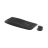 Комплект клавиатура и мишка Logitech - Signature Comfort Plus, MK880, безжичен, графит
