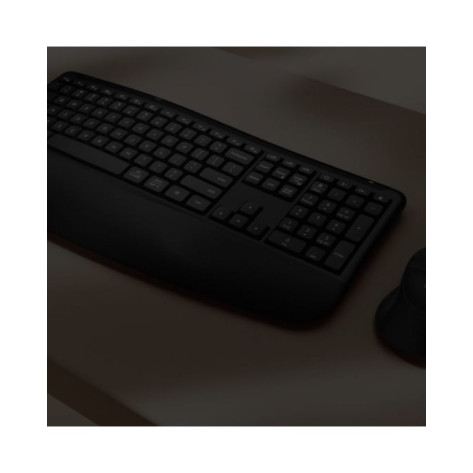 Комплект клавиатура и мишка Logitech - Signature Comfort Plus, MK880, безжичен, графит