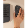 Комплект клавиатура и мишка Logitech - Signature Comfort Plus, MK880, безжичен, графит