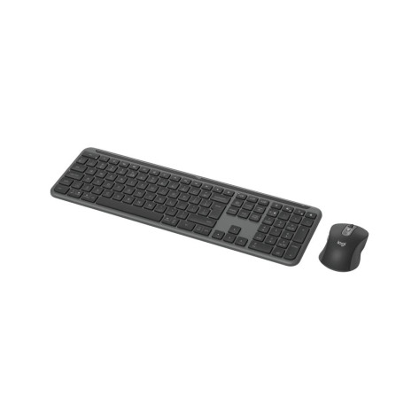 Комплект клавиатура и мишка Logitech - Signature Slim Combo, MK950, безжичен, графит