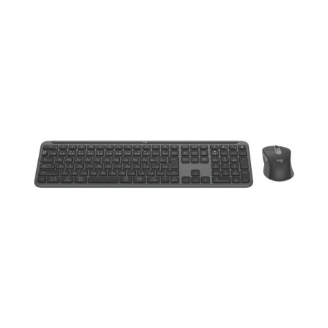 Комплект клавиатура и мишка Logitech - Signature Slim Combo, MK950, безжичен, графит