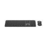 Комплект клавиатура и мишка Logitech - Signature Slim Combo, MK950, безжичен, графит