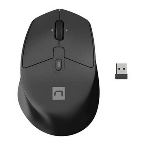 Комплект клавиатура и мишка Natec - Stingray 2, NZB-2315, безжичен, черен