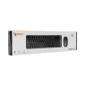 Комплект клавиатура и мишка SBOX - WKM-22, безжичен, сив