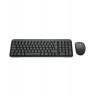 Комплект мишка и клавиатура Logitech - MK250, безжичен, графит