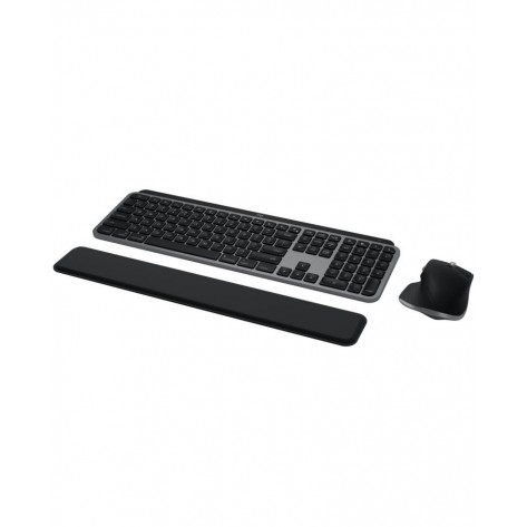 Комплект мишка и клавиатура Logitech - MX Keys S Combo for Mac, безжичен, сив