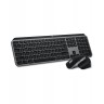 Комплект мишка и клавиатура Logitech - MX Keys S Combo for Mac, безжичен, сив