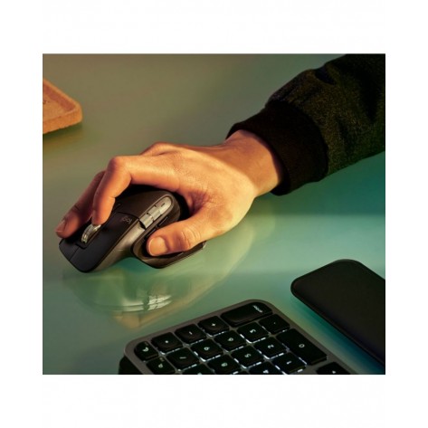 Комплект мишка и клавиатура Logitech - MX Keys S Combo for Mac, безжичен, сив