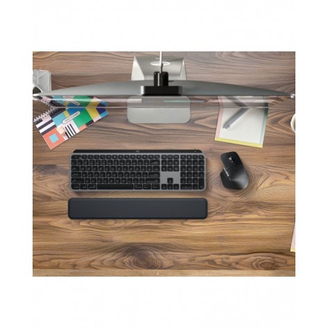 Комплект мишка и клавиатура Logitech - MX Keys S Combo for Mac, безжичен, сив