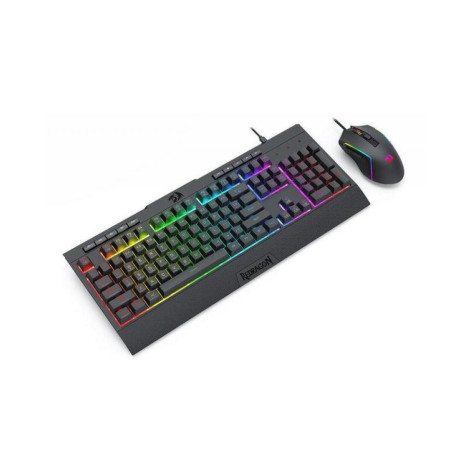 Комплект мишка и клавиатура Redragon - S151, безжичен, RGB, черен