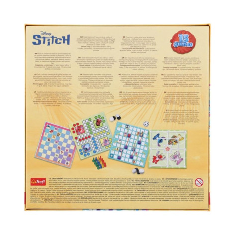 Комплект настолни игри 15 в 1 - Лило и Стич