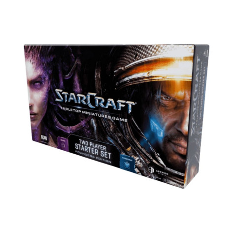 Комплект настолни игри StarCraft: Two Player Starter Set и Protoss Starter Set и подложка за мишка