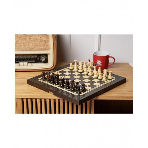 Комплект шах и дама Sunrise - 35 x 17.5 x 4 cm