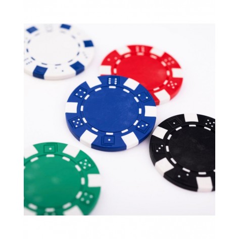 Комплект за покер - 300 покер чипа (куфар)