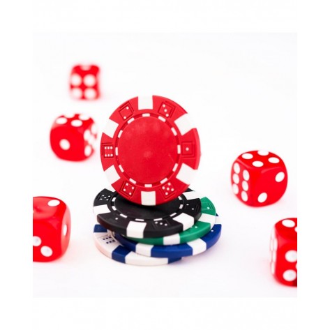 Комплект за покер - 300 покер чипа (куфар)