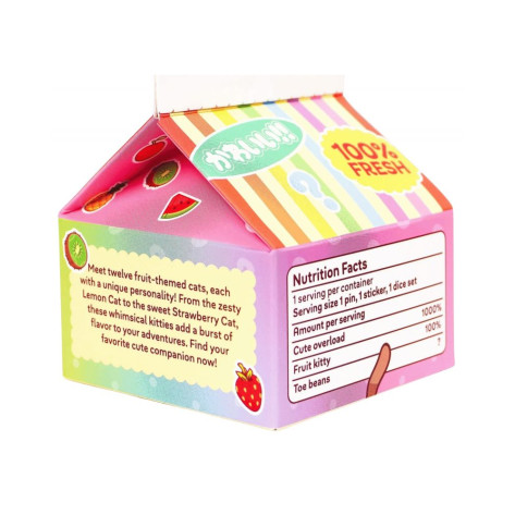 Комплект зарове 1985 Games - Milk Carton Mystery Dice: Fruit Meadows Edition, асортимент